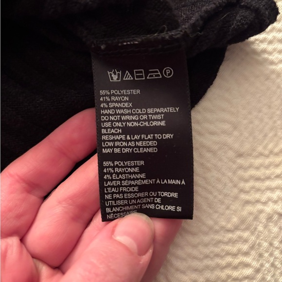 Black Ribbed Sweater - Picture 2 of 4